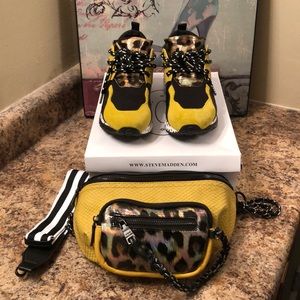 Steve Madden Cliff Sneakers and Belt Bag